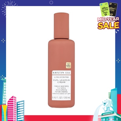 KRISTIN ESS HAIR Ultra Hydrating Curl Leave-In Cream (Moisturising + Defrizzes Hair) 250ml