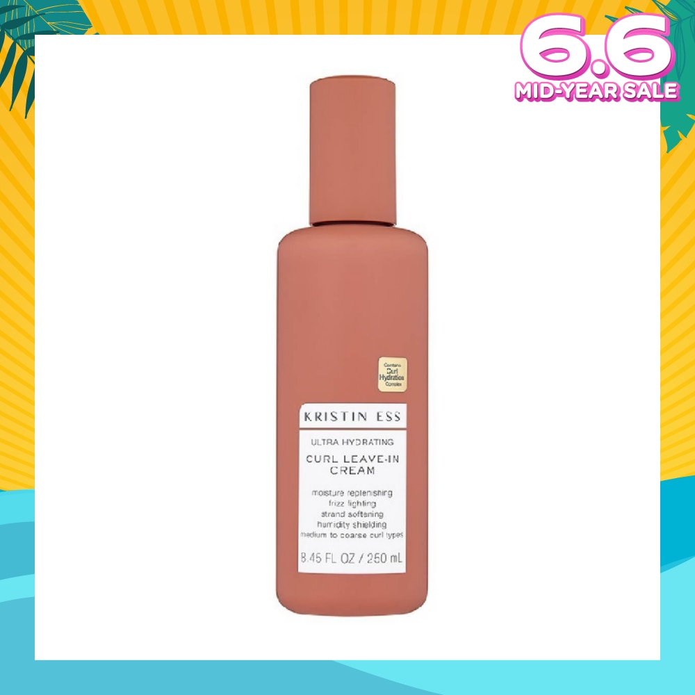 Ultra Hydrating Curl Leave-In Cream (Moisturising + Defrizzes Hair) 250ml