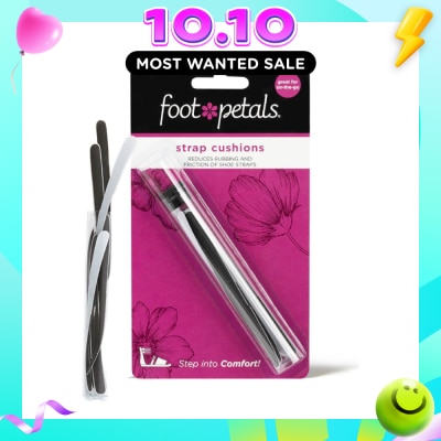 FOOT PETALS Strappy Strips Black (Reduce Rubbing + Prevents Blisters) 8s image