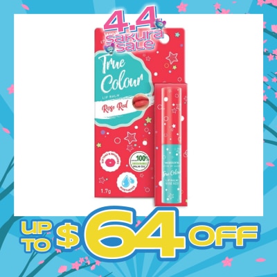WATSONS - True Colour Lip Balm Rose Red (Softens And Nourishes) 1.7g
