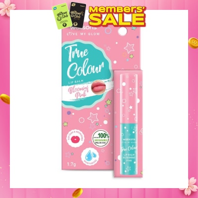 WATSONS True Colour Lip Balm Blooming Pink (Softens And Nourishes) 1.7g