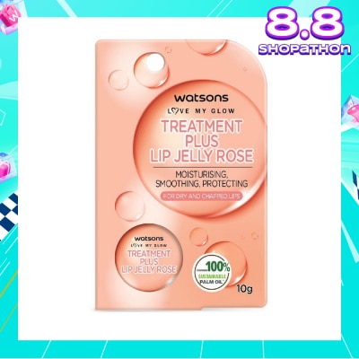WATSONS Treatment Plus Lip Jelly Rose (For Dry And Chapped Lips) 10g
