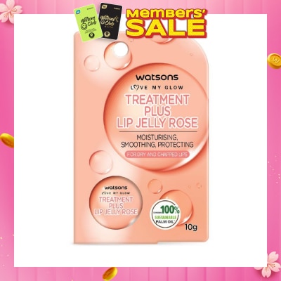 WATSONS Treatment Plus Lip Jelly Rose (For Dry And Chapped Lips) 10g