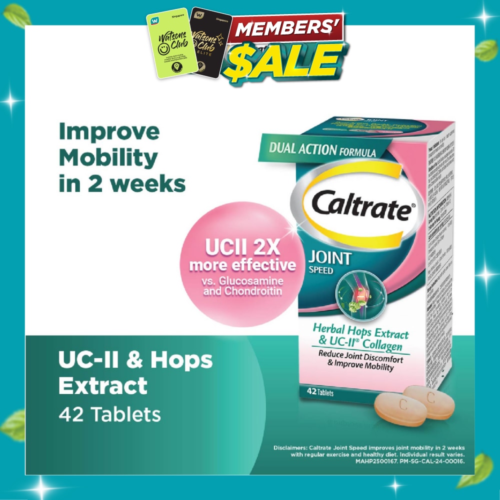 Joint Speed Dual Action with Herbal Hops Extract & UC II® Collagen 42s (Expiry: Jun`2027) image
