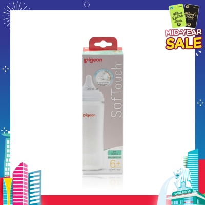 PIGEON Softouch 3 Nursing Bottle PP (For 6+ months) 330ml