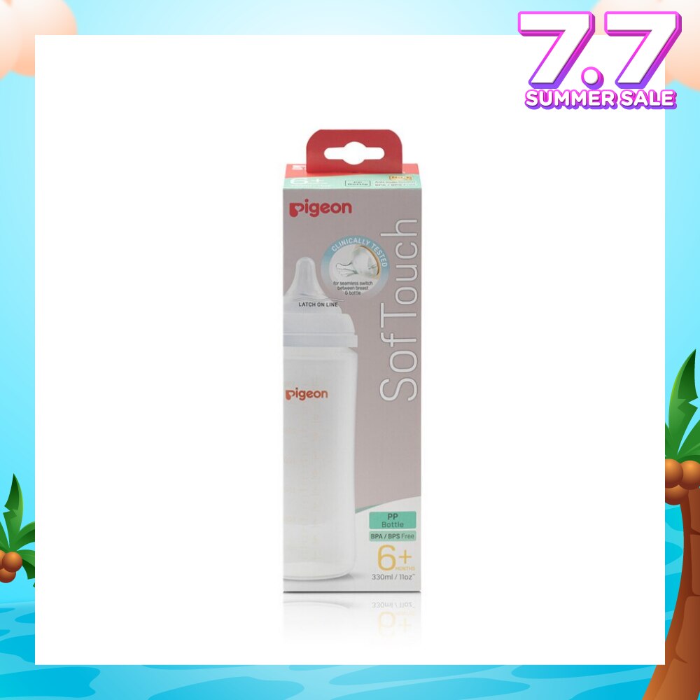 Softouch 3 Nursing Bottle PP (For 6+ months) 330ml