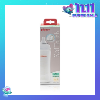 PIGEON Softouch 3 Nursing Bottle PP (For 6+ months) 330ml
