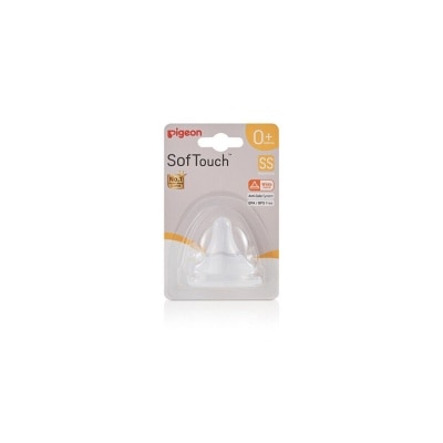 PIGEON Softouch 3 Nipple Blister Teats Size SS (For 0+ months) 1s