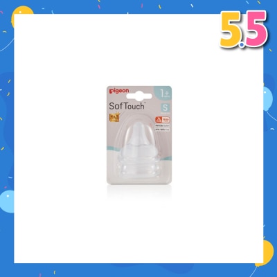 PIGEON Softouch 3 Nipple Blister Teats Size M (For 3+ months) 2s
