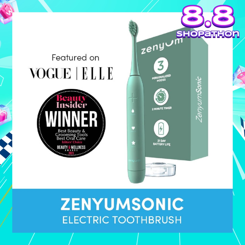 ZenyumSonic Electric Toothbrush Matte Green 1s