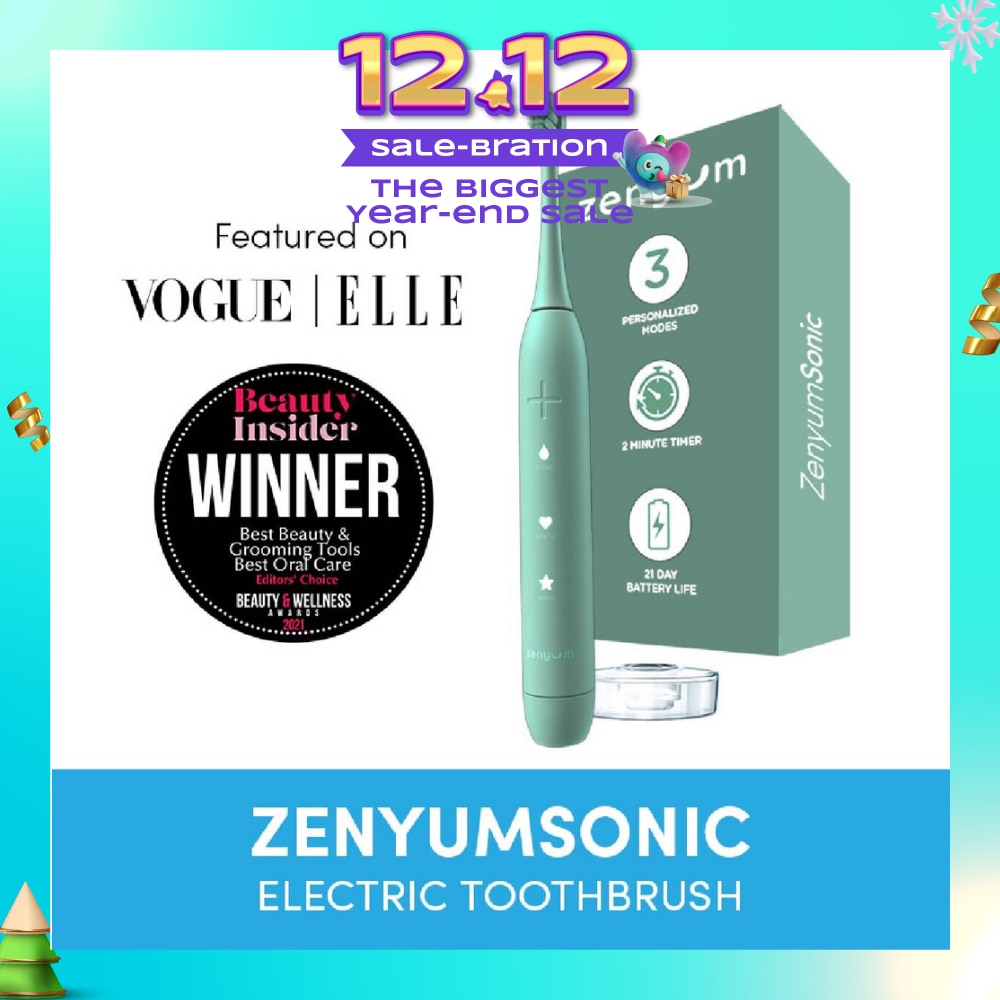 ZenyumSonic Electric Toothbrush Matte Green 1s