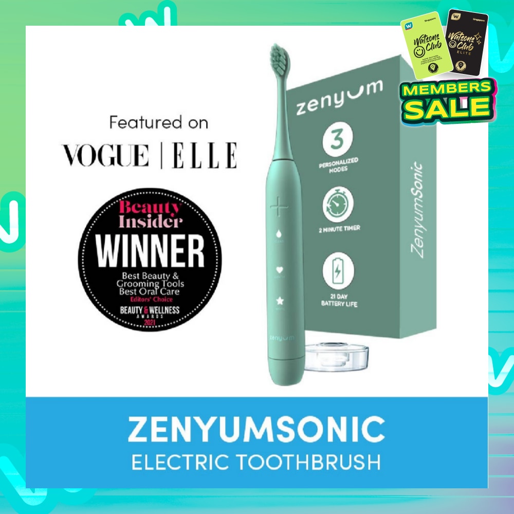 ZenyumSonic Electric Toothbrush Matte Green 1s