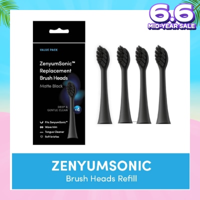 ZENYUM ZenyumSonic Brush Heads Matte Black 4s