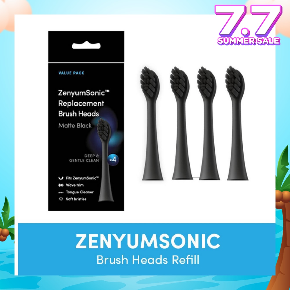 ZenyumSonic Brush Heads Matte Black 4s
