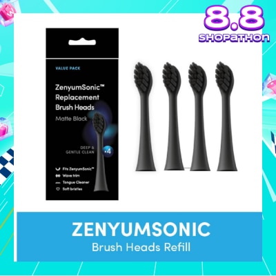 ZENYUM ZenyumSonic Brush Heads Matte Black 4s