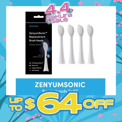 ZENYUM - ZenyumSonic Brush Heads Matte White 4s