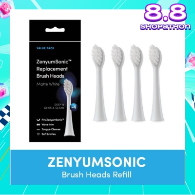 ZENYUM ZenyumSonic Brush Heads Matte White 4s