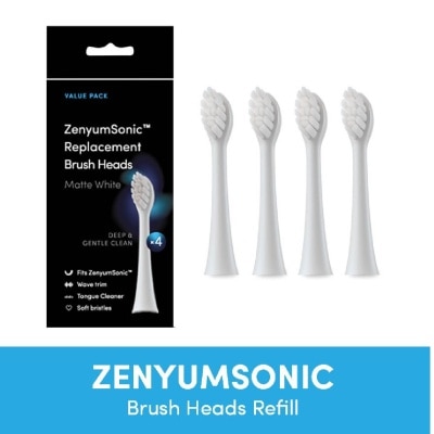 ZENYUM ZenyumSonic Brush Heads Matte White 4s