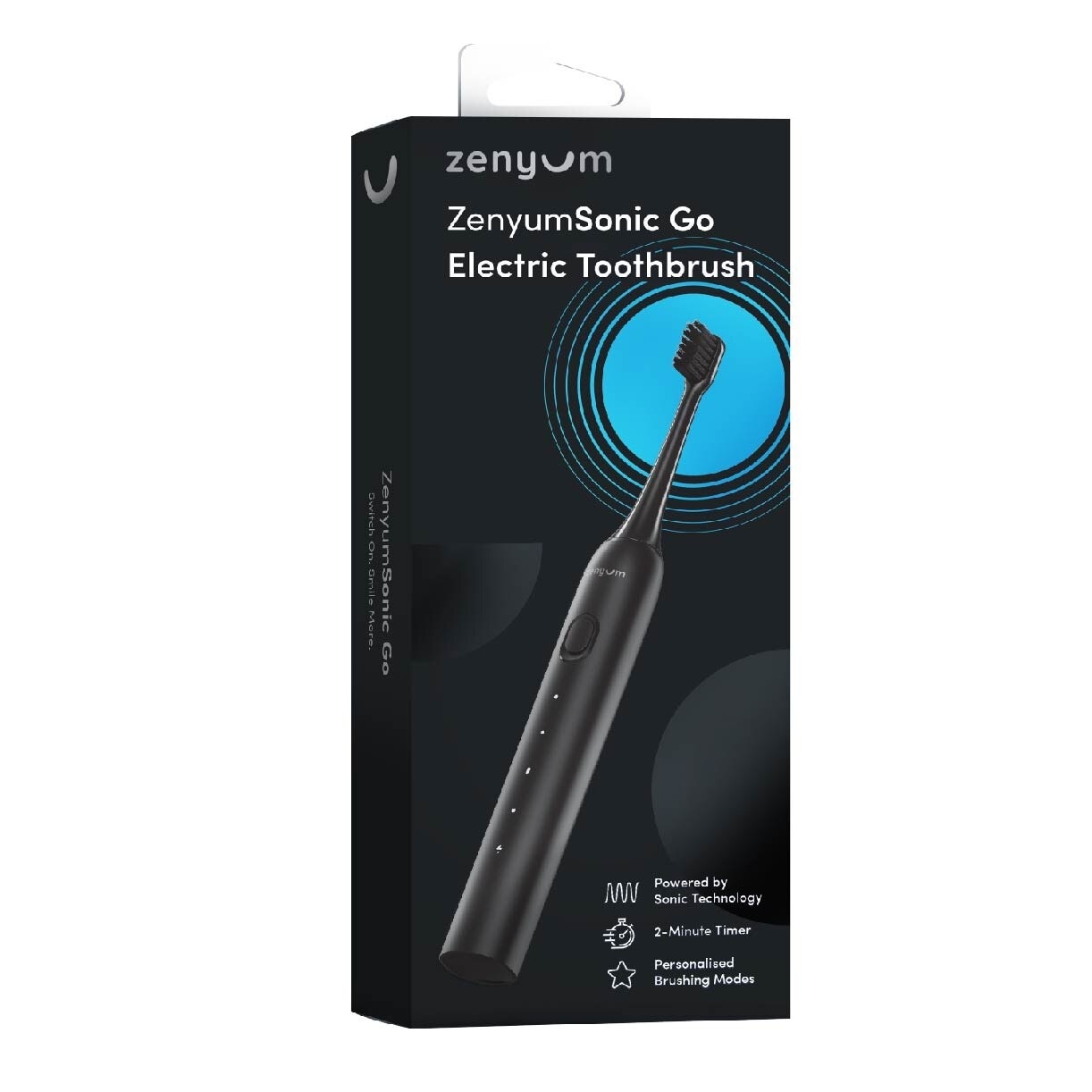 ZenyumSonic Go Travel Electric Toothbrush Black 1s