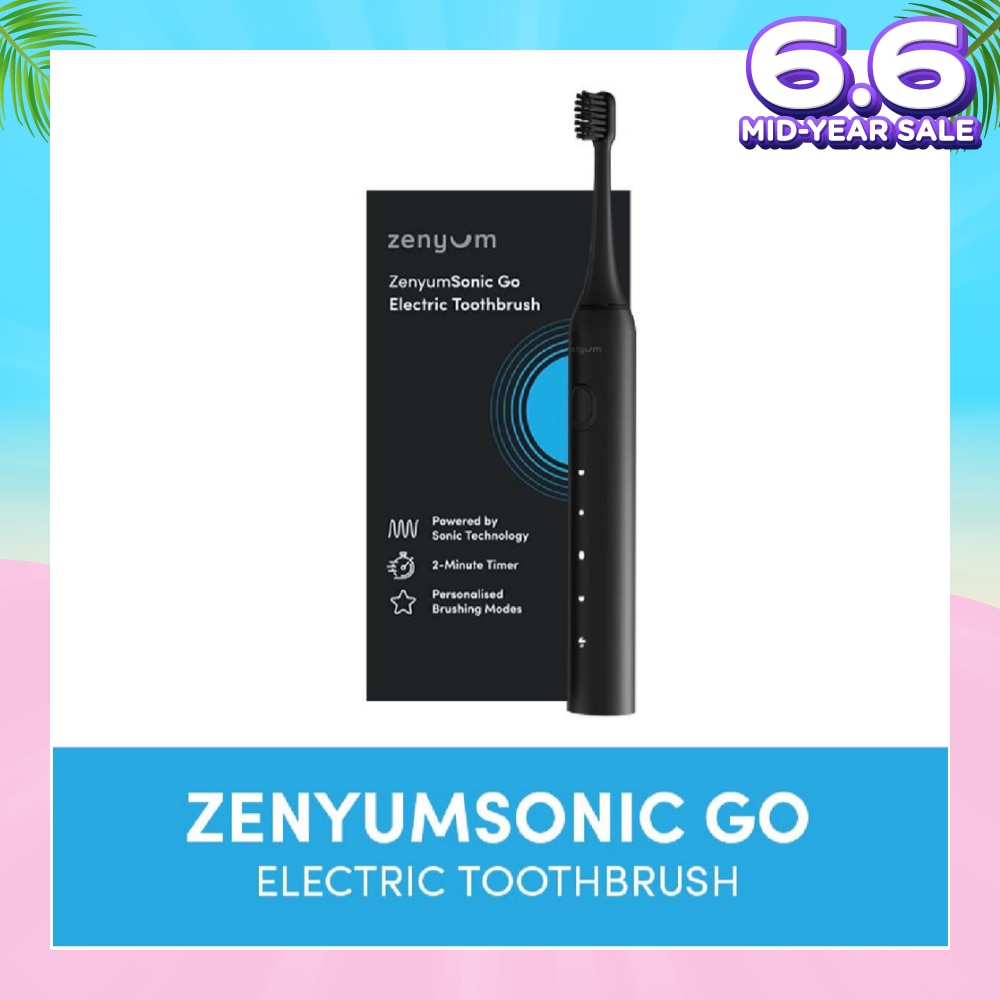 ZenyumSonic Go Travel Electric Toothbrush Black 1s