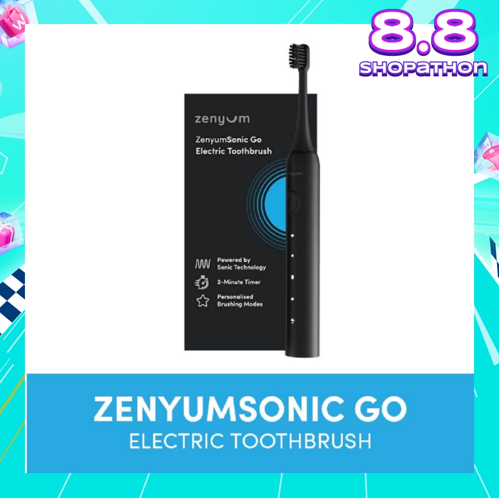 ZenyumSonic Go Travel Electric Toothbrush Black 1s