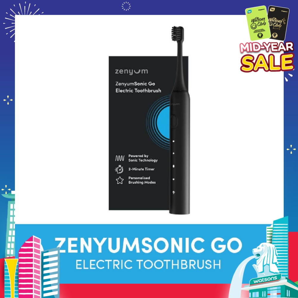 ZenyumSonic Go Travel Electric Toothbrush Black 1s
