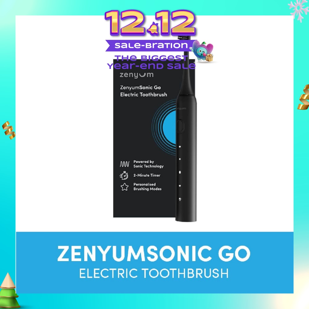 ZenyumSonic Go Travel Electric Toothbrush Black 1s