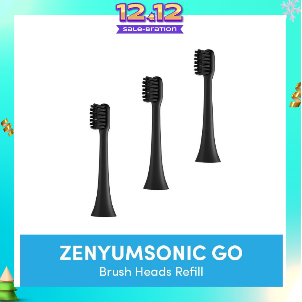 ZenyumSonic Brush Heads Black 3s