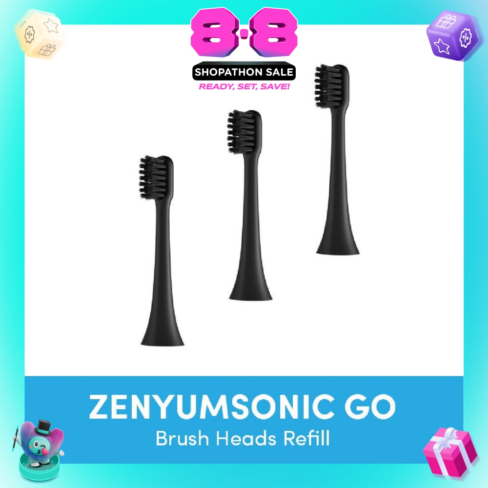 ZenyumSonic Brush Heads Black 3s