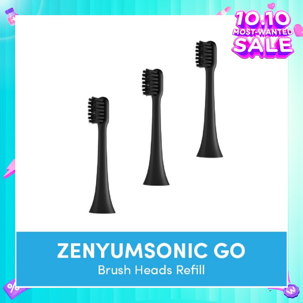 ZenyumSonic Brush Heads Black 3s