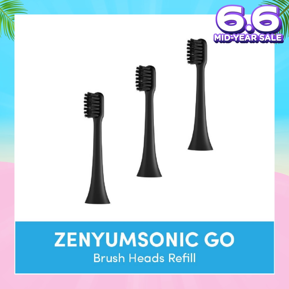 ZenyumSonic Brush Heads Black 3s