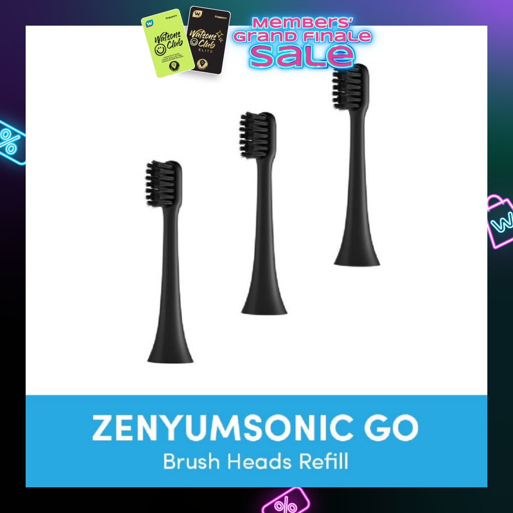 ZenyumSonic Brush Heads Black 3s