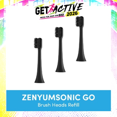 ZENYUM - ZenyumSonic Brush Heads Black 3s image