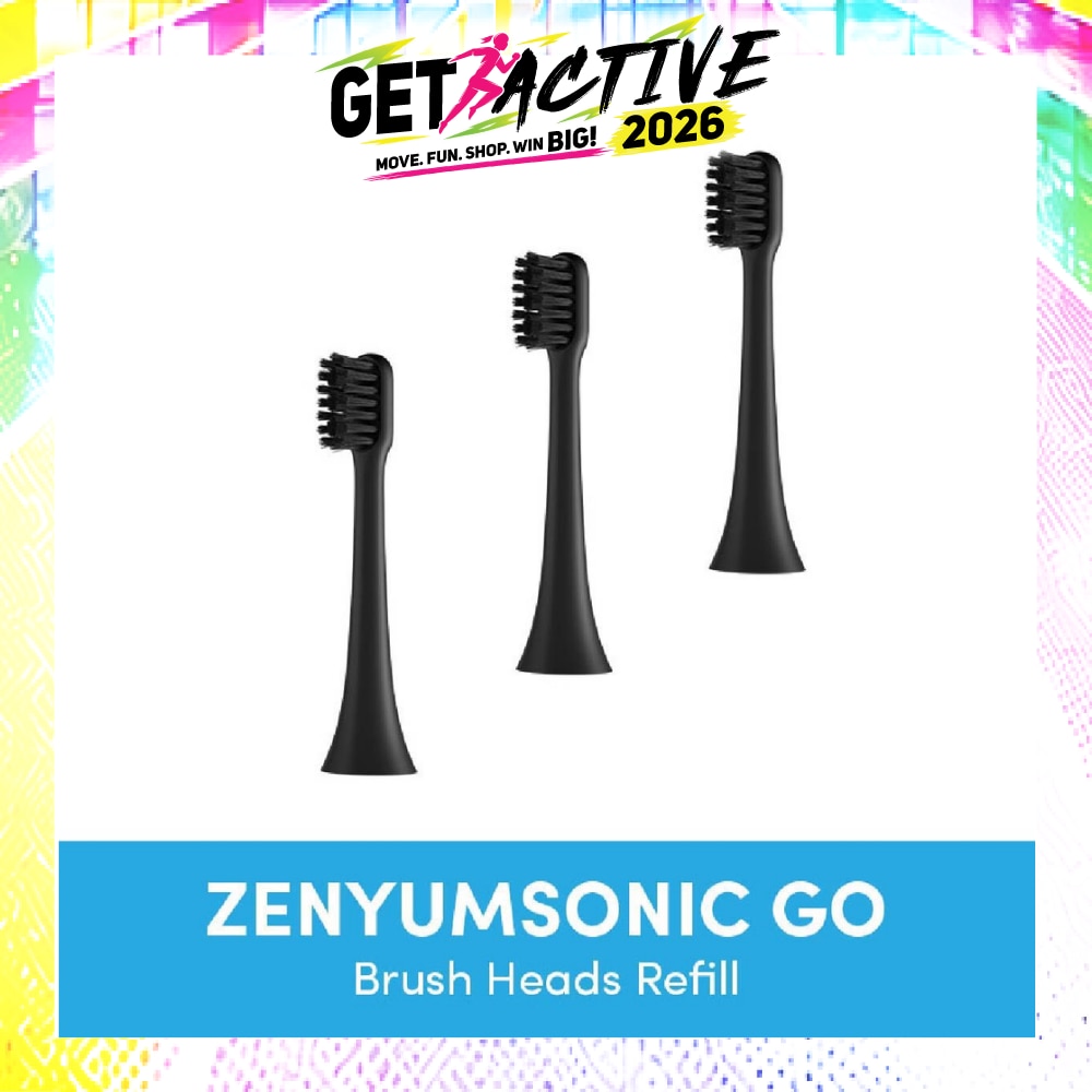 ZenyumSonic Brush Heads Black 3s image