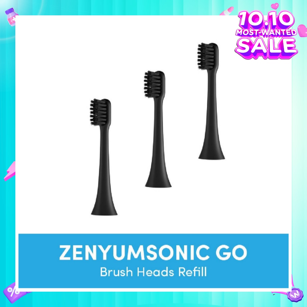ZenyumSonic Brush Heads Black 3s