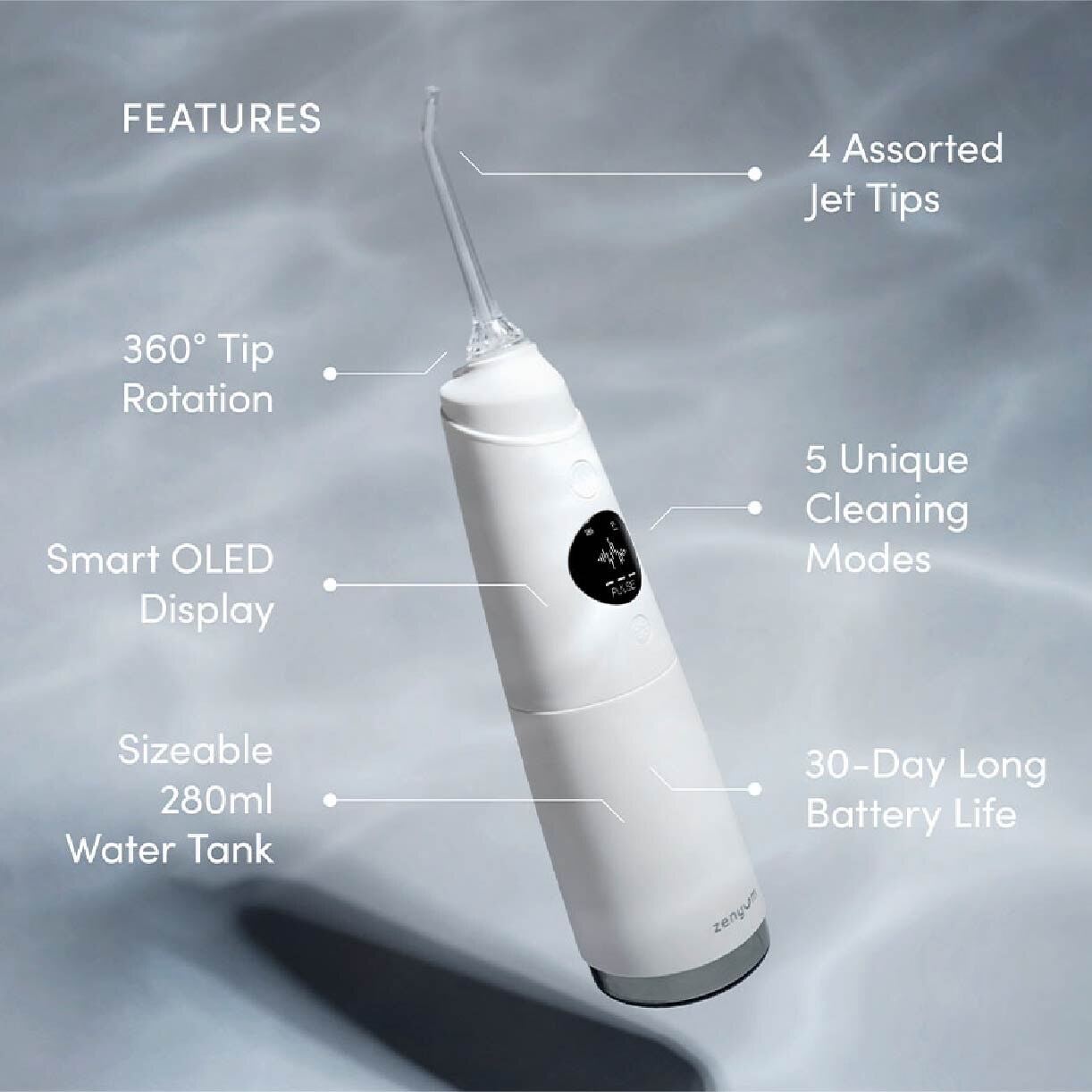 Zenyum Waterflosser Pro White 1s