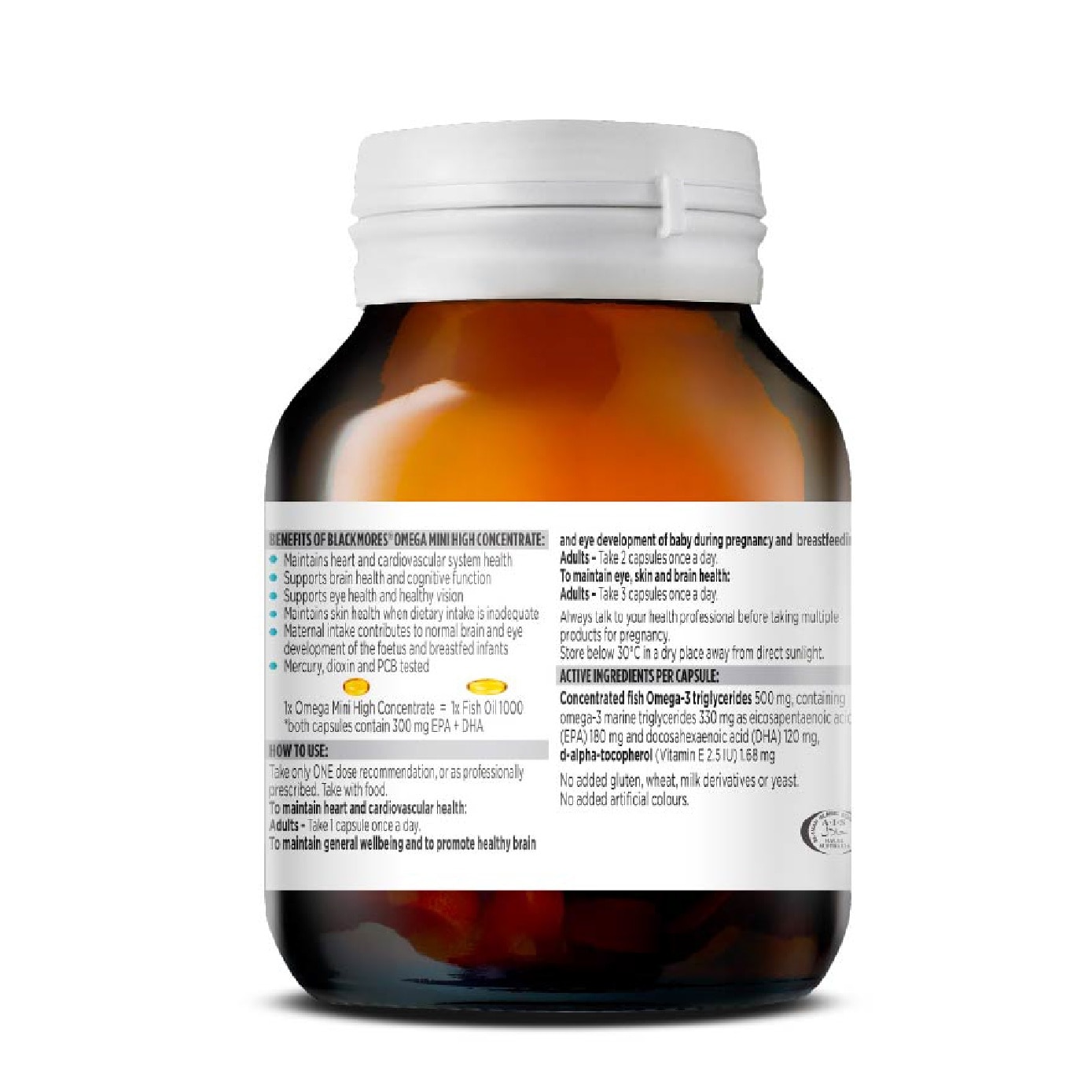 Omega Mini High Concentrate Capsules 60s