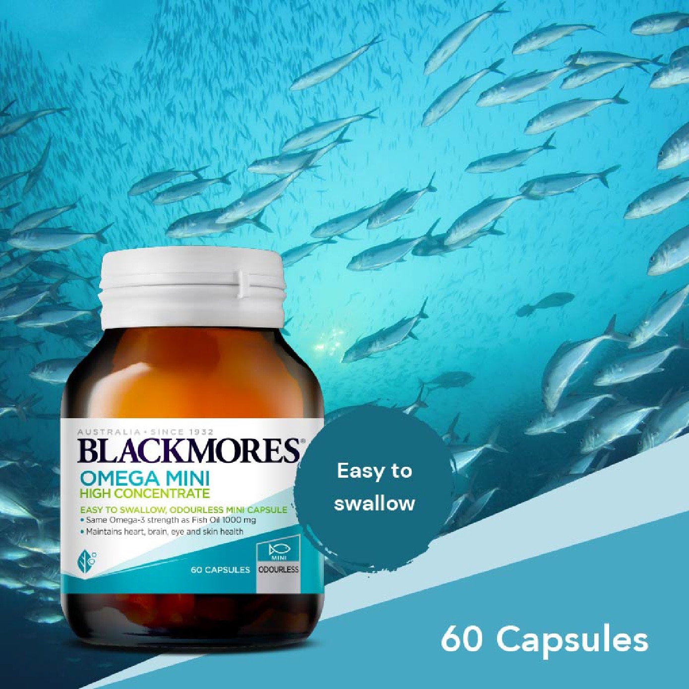 Omega Mini High Concentrate Capsules 60s