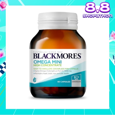 BLACKMORES Omega Mini High Concentrate Capsules 60s