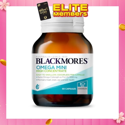 BLACKMORES Omega Mini High Concentrate Capsules 60s