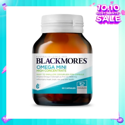 BLACKMORES Omega Mini High Concentrate Capsules 60s