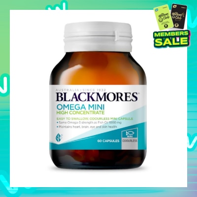 BLACKMORES Omega Mini High Concentrate Capsules 60s