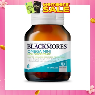 BLACKMORES Omega Mini High Concentrate Capsules 60s
