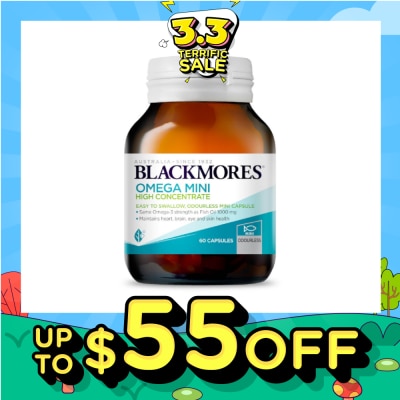 BLACKMORES Omega Mini High Concentrate Capsules 60s