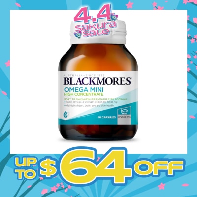 BLACKMORES - Omega Mini High Concentrate Capsules 60s