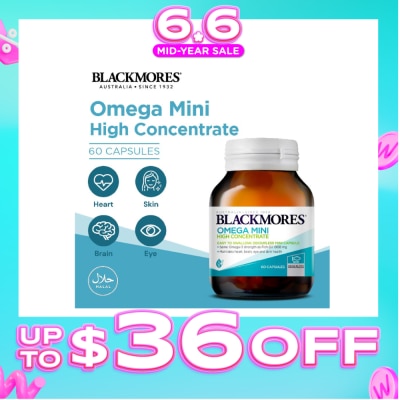 BLACKMORES - Omega Mini High Concentrate Capsules 60s