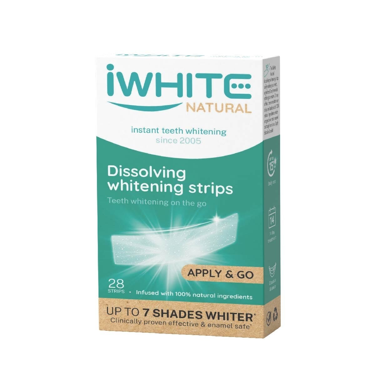 Natural Dissolving Whitening Strips 28s