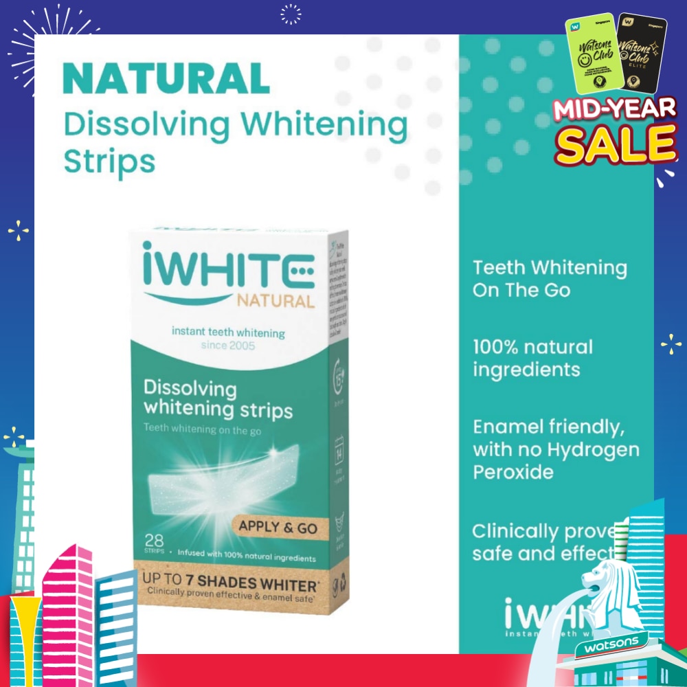 Natural Dissolving Whitening Strips 28s