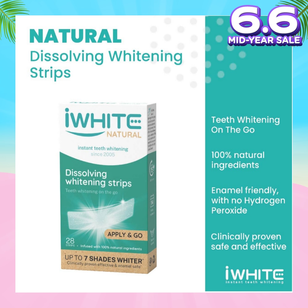 Natural Dissolving Whitening Strips 28s