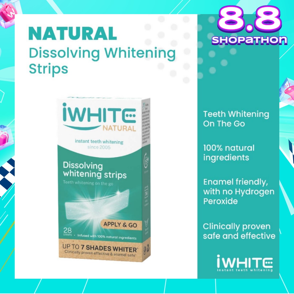 Natural Dissolving Whitening Strips 28s